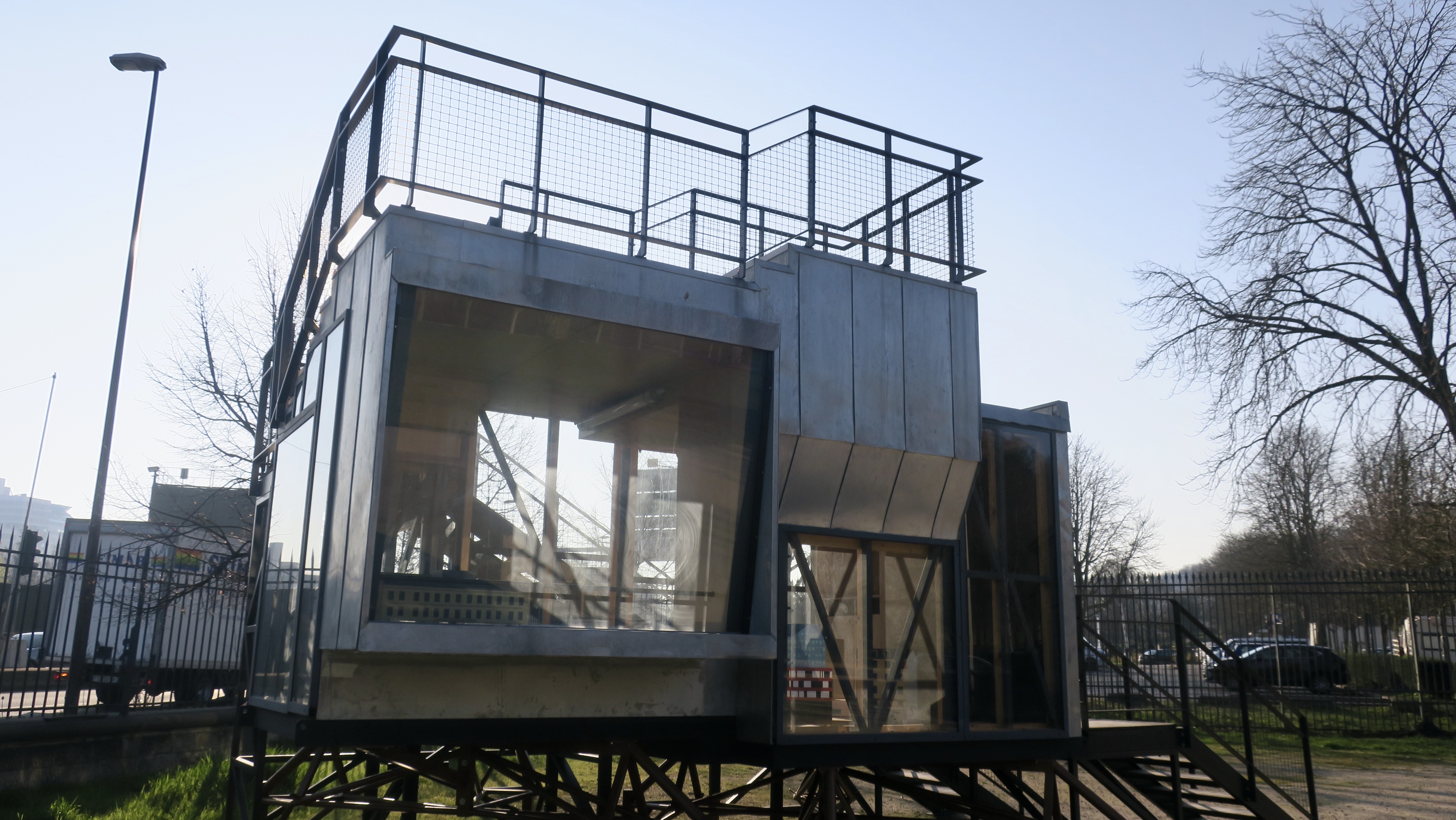 Le Pavillon des Points de Vue d'Alain Bublex au Domaine de Saint-Cloud