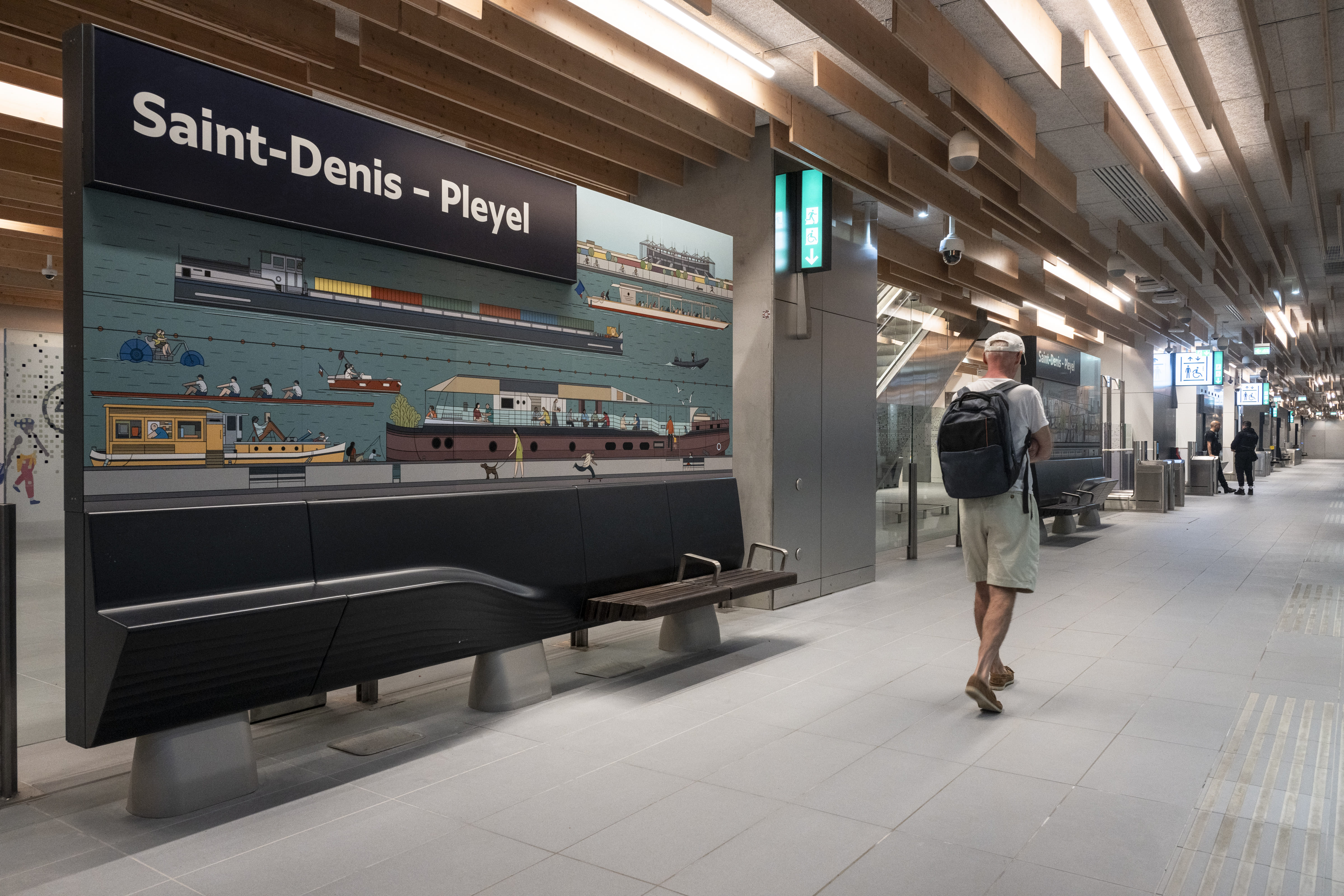 Générations, Illustration de  Sergio Garcia Sanchez - Gare Saint-Denis - Pleyel 