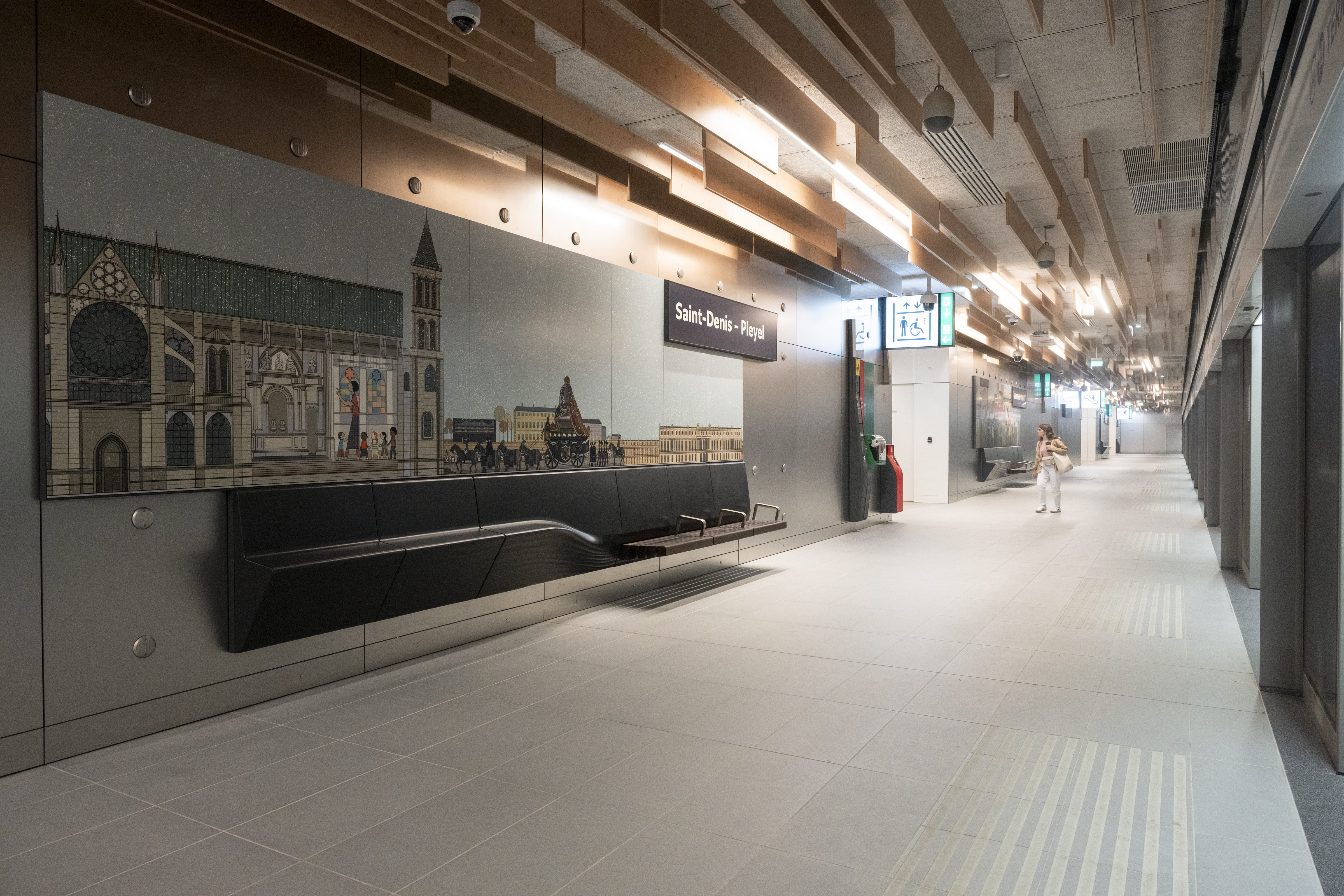 Générations, Illustration de  Sergio Garcia Sanchez - Gare Saint-Denis - Pleyel 