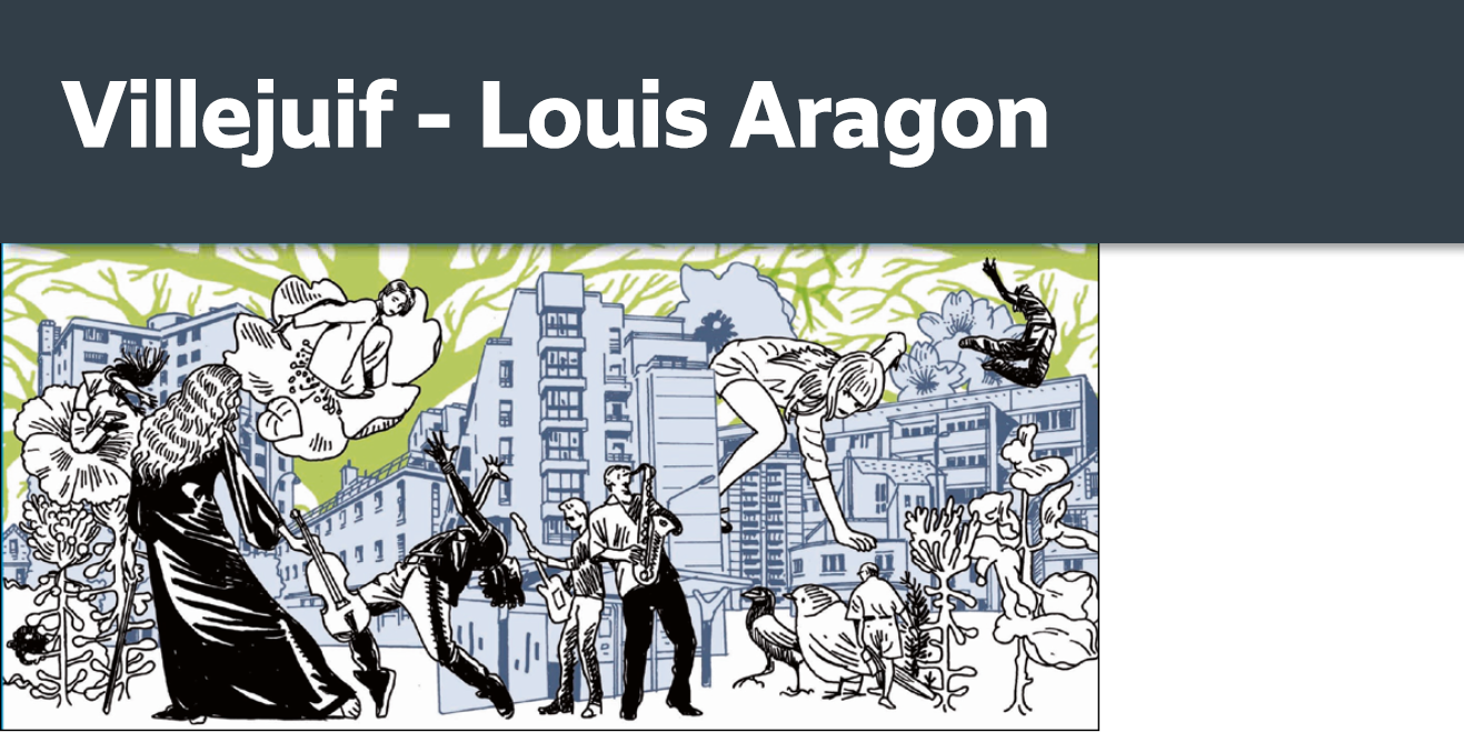 Illustration de Stéphane Trapier - Villejuif Louis Aragon