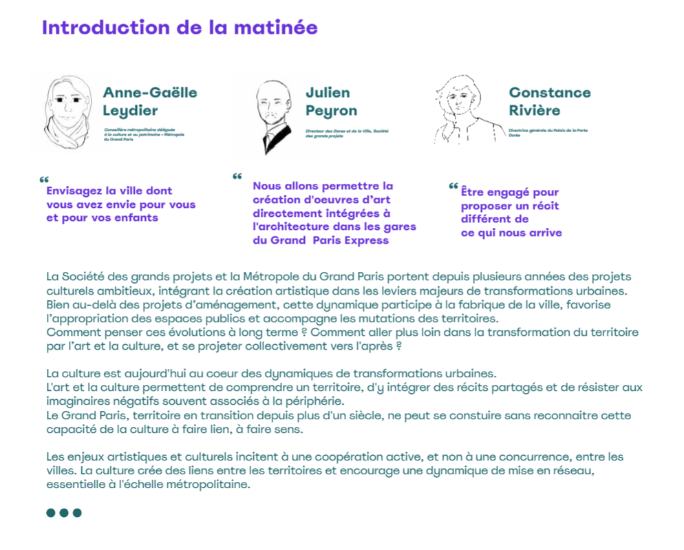Livret restitution des échanges