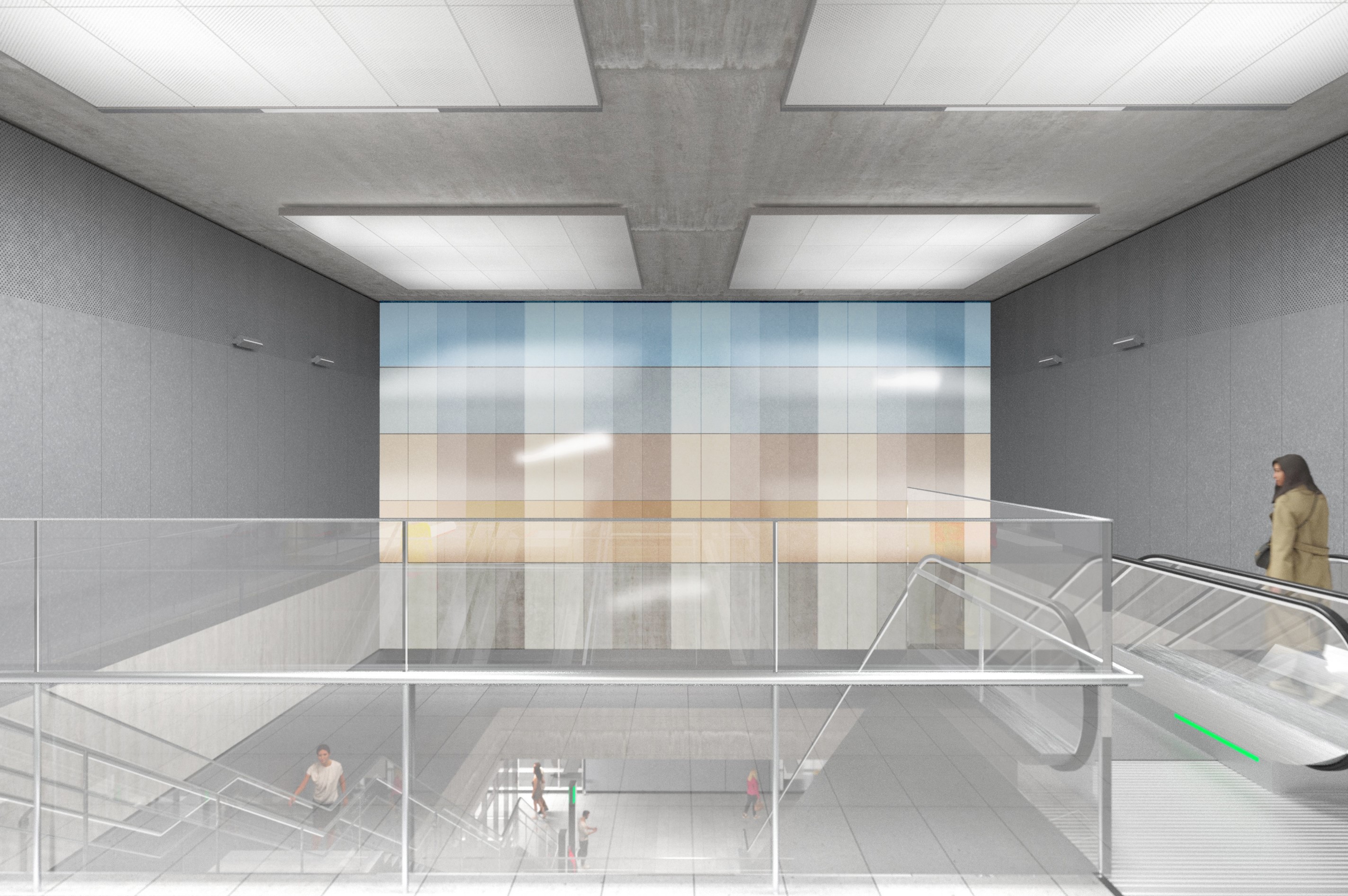 Perspective projet tandem gare Nogent - Le Perreux