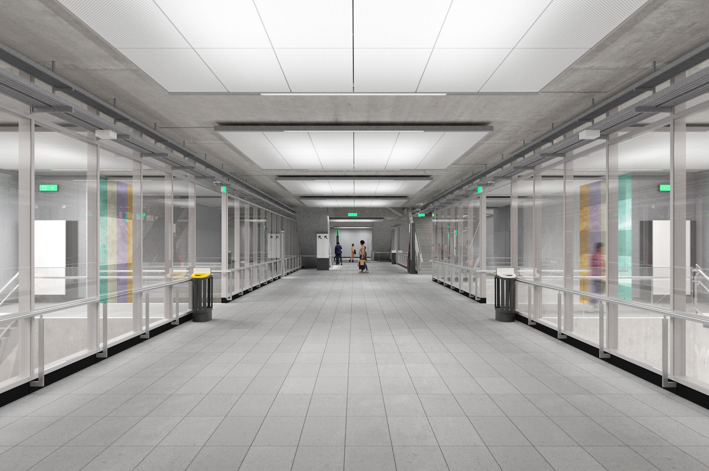 Perspective projet tandem gare Nogent - Le Perreux