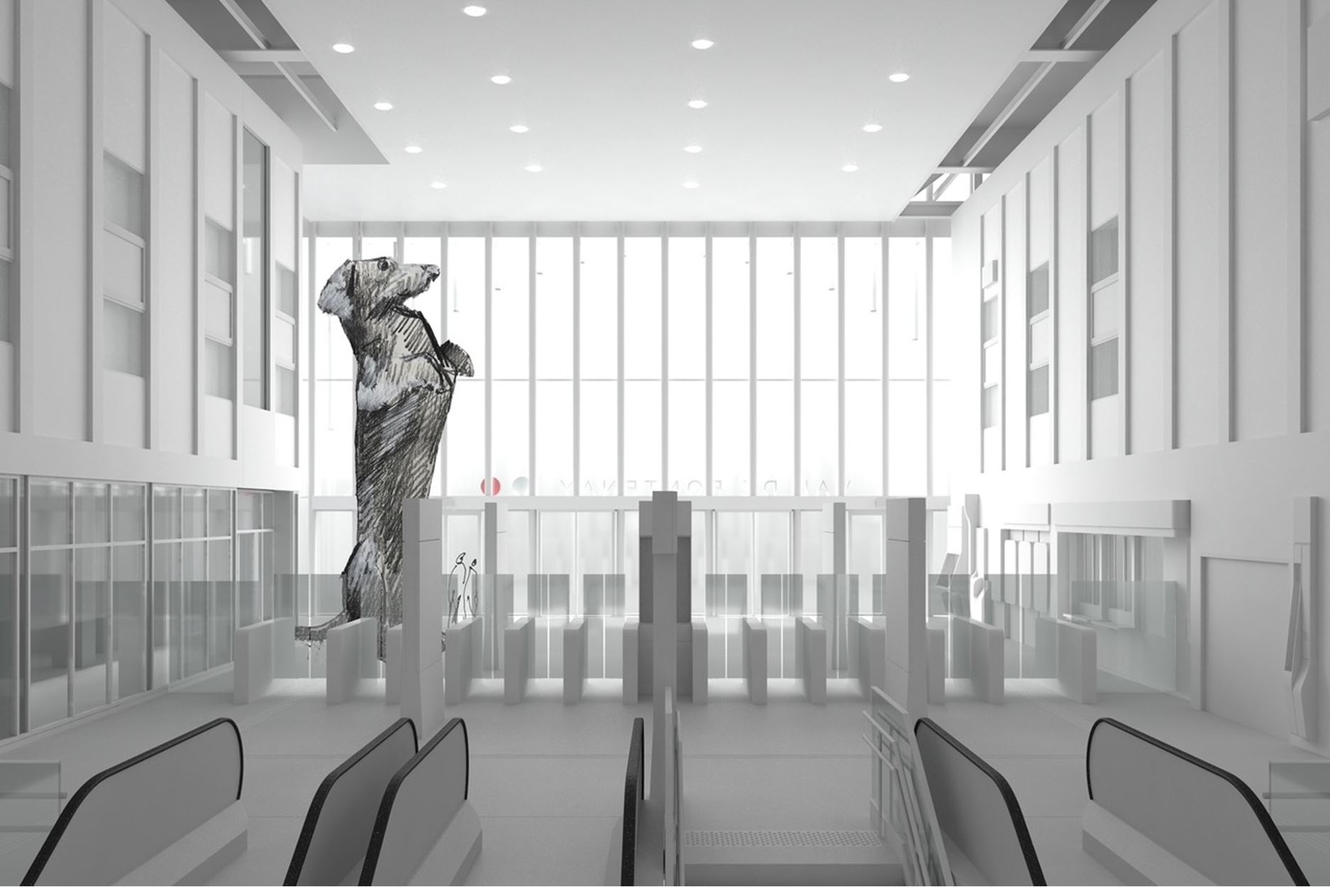 Œuvre tandem - Gare Val de Fontenay