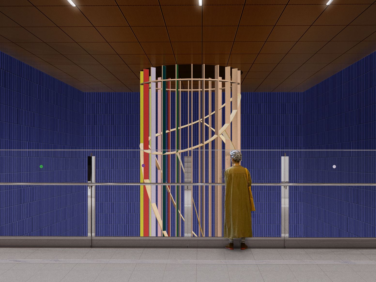 Œuvre tandem Seulgi Lee - Gare Les Agnettes