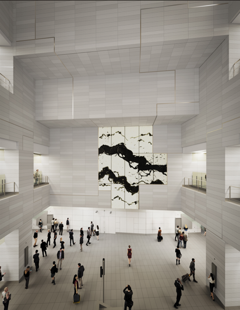 Œuvre tandem Gare Vert de Maisons