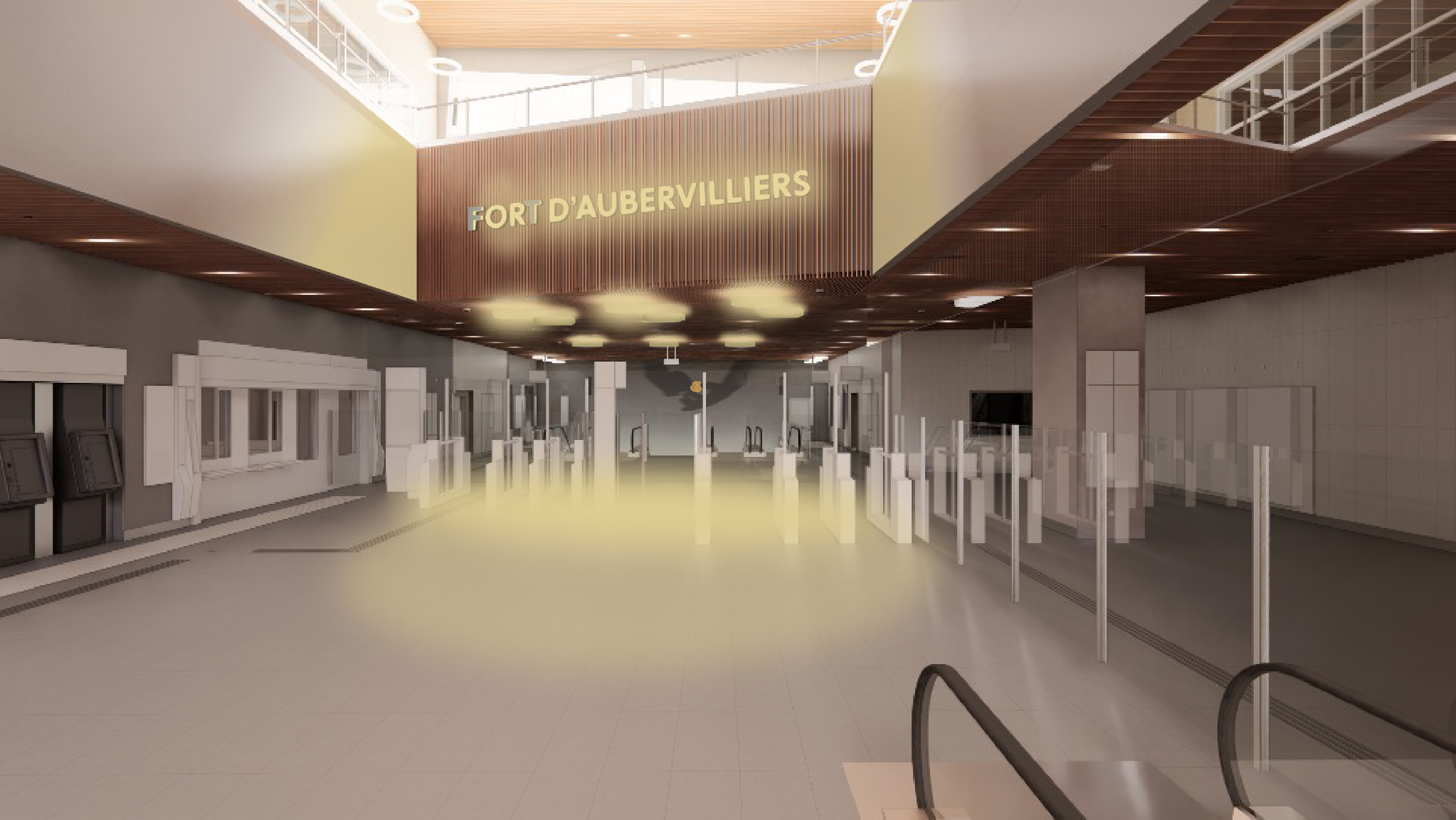 Perspective projet tandem Fort d'Aubervilliers