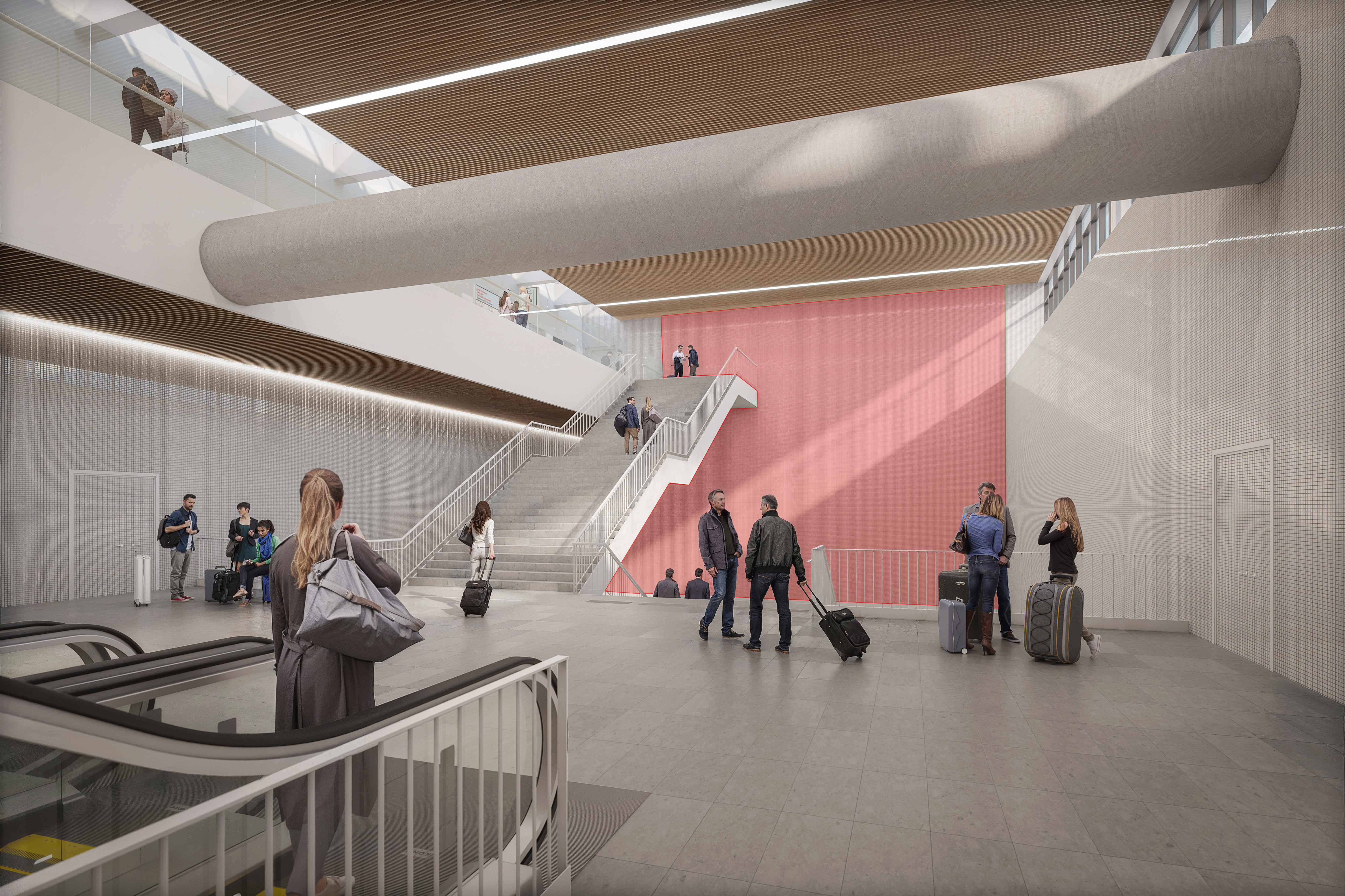 Perspective œuvre tandem par Guillaume Bresson - Stade de France