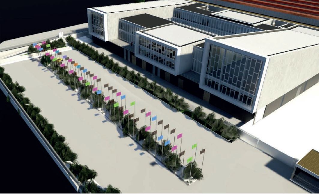 Perspective du centre d'exploitation de Champigny