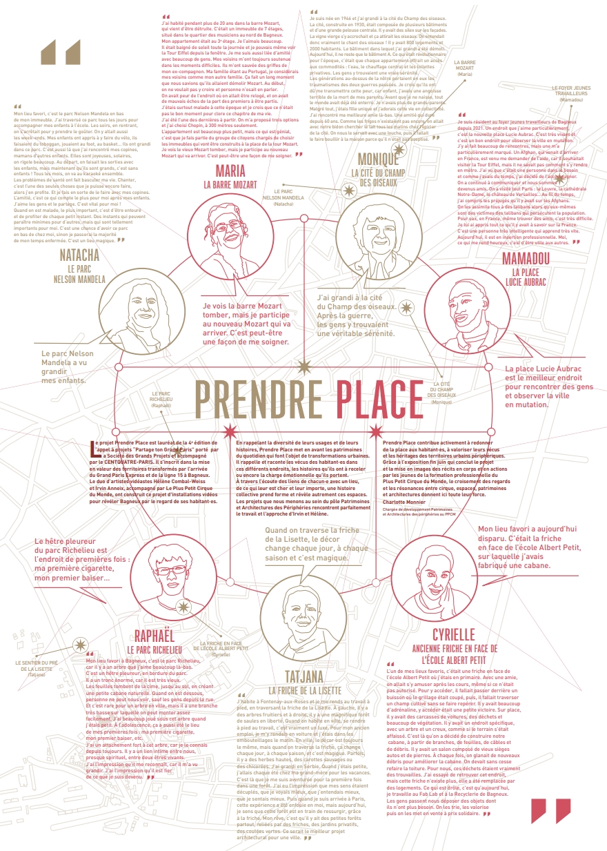 Focus Prendre Place dans la Gazette Web