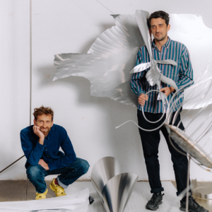 Portrait de Petrit Halilaj & alvaro Urbano