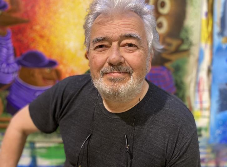 Portrait de hervé di rosa