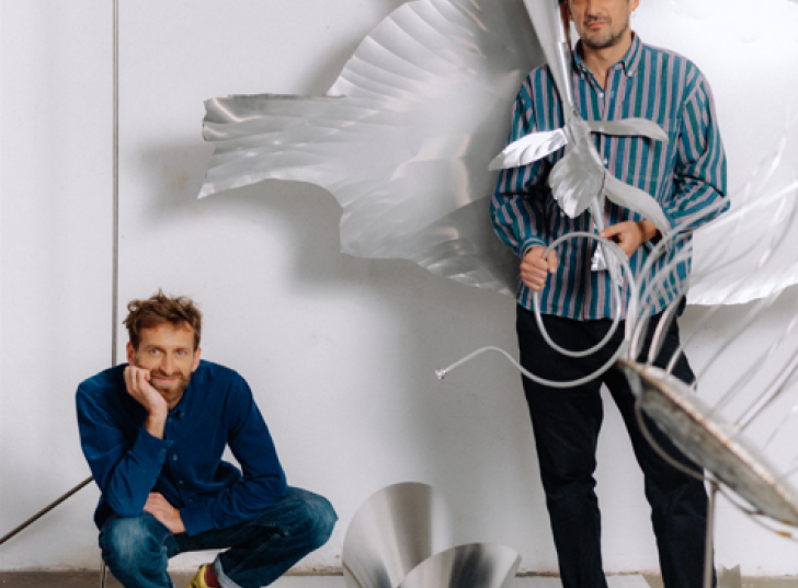 Portrait de Petrit Halilaj & alvaro Urbano