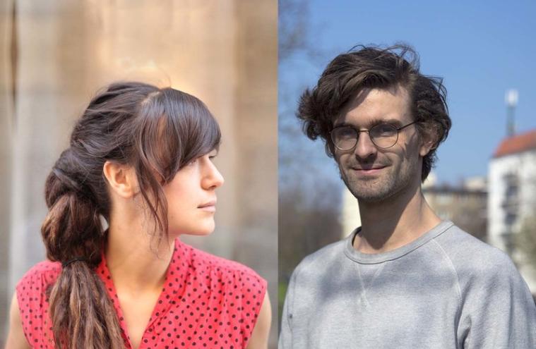 Portrait de Sarah Bastide et portrait de Pierre Depaz