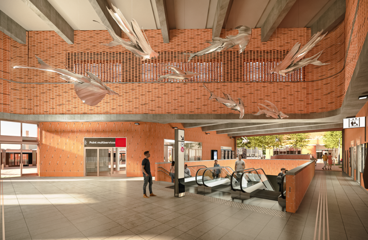 Perspective projet tandem Bobigny - Pablo Picasso