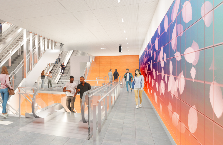 Projet tandem par Thu-Van Tran Gare de Bondy