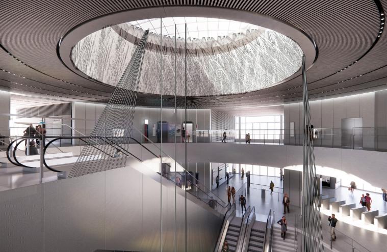 Perspective projet tandem - Gare Bécon-les-Bruyères