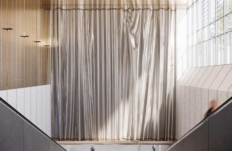 Perspective projet tandem Gare Nanterre La Folie