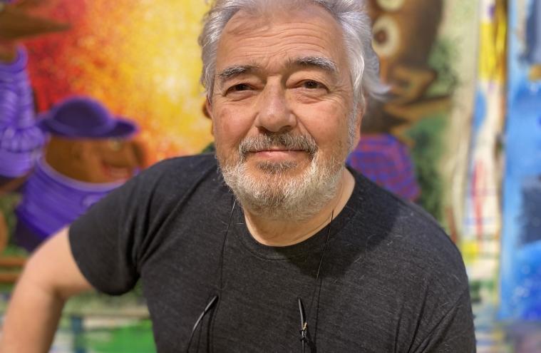 Portrait de hervé di rosa