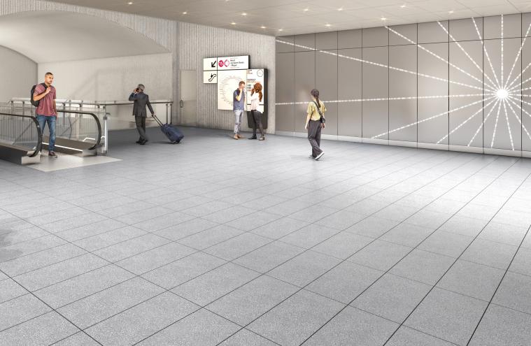 Perspective du projet tandem de la gare de Saint-Cloud