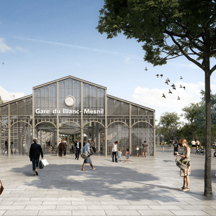 Perspective de la Gare Le Blanc-Mesnil