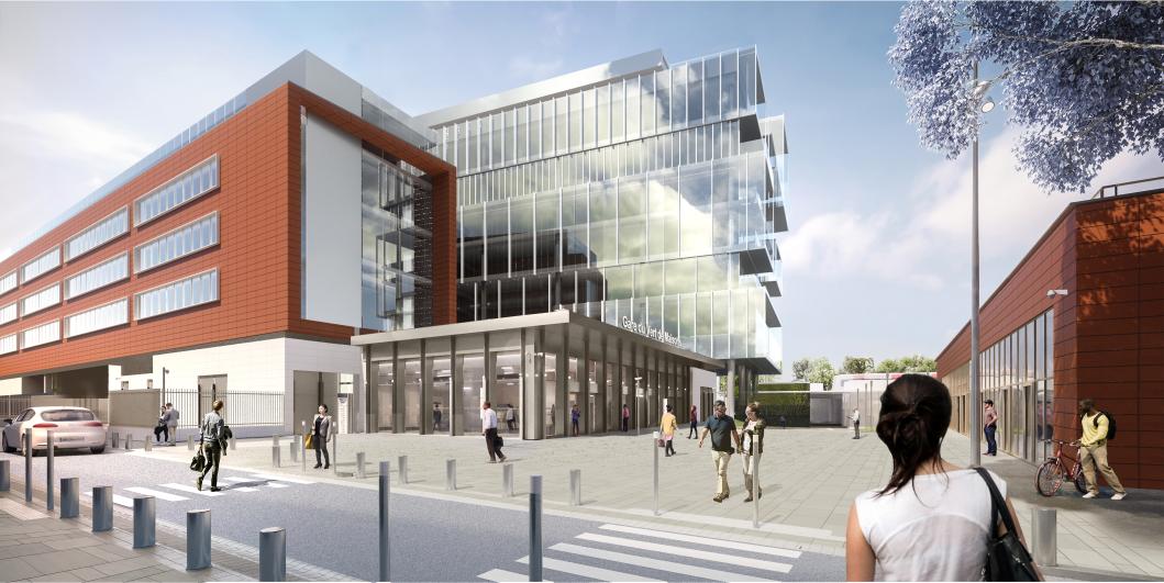 Perspective Gare Le Vert de Maisons