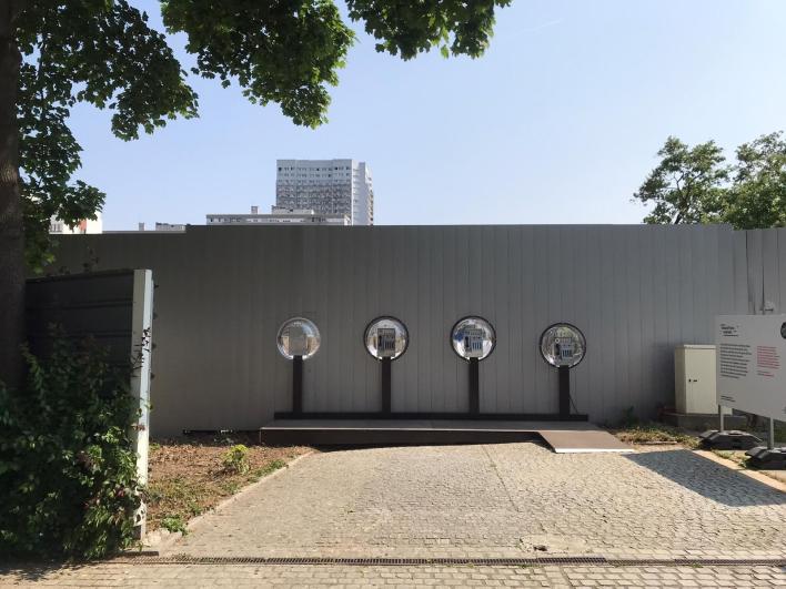 Pavillon Numen sur le chantier de Vitry Centre