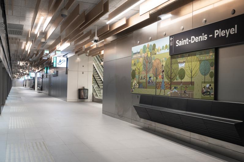 Générations, Illustration de  Sergio Garcia Sanchez - Gare Saint-Denis - Pleyel