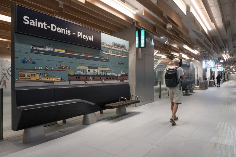 Générations, Illustration de  Sergio Garcia Sanchez - Gare Saint-Denis - Pleyel