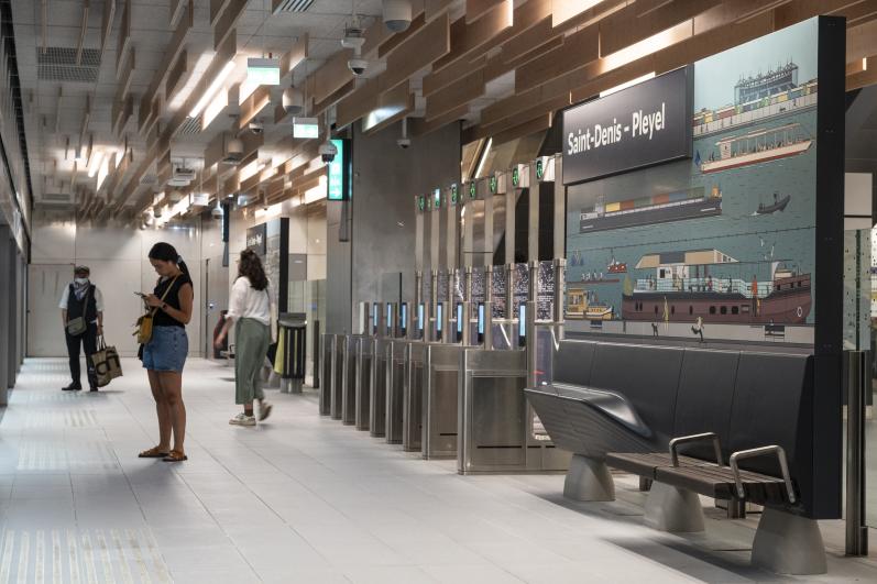 Générations, Illustration de  Sergio Garcia Sanchez - Gare Saint-Denis - Pleyel