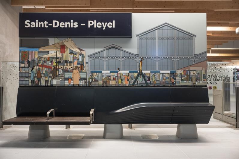 Générations, Illustration de  Sergio Garcia Sanchez - Gare Saint-Denis - Pleyel