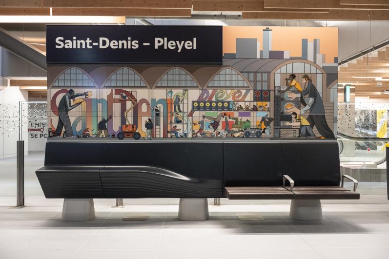 Générations, Illustration de  Sergio Garcia Sanchez - Gare Saint-Denis - Pleyel