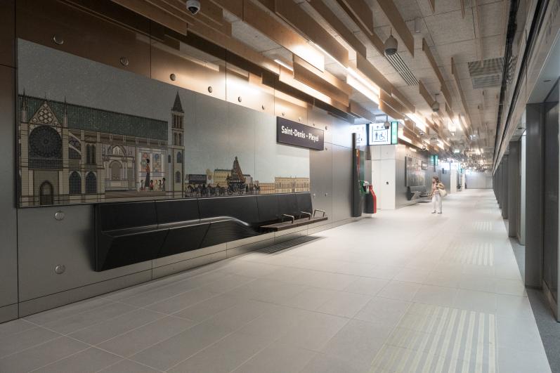Générations, Illustration de  Sergio Garcia Sanchez - Gare Saint-Denis - Pleyel