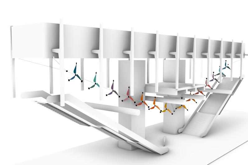 Perspective œuvre tandem Gare Villejuif - Louis Aragon