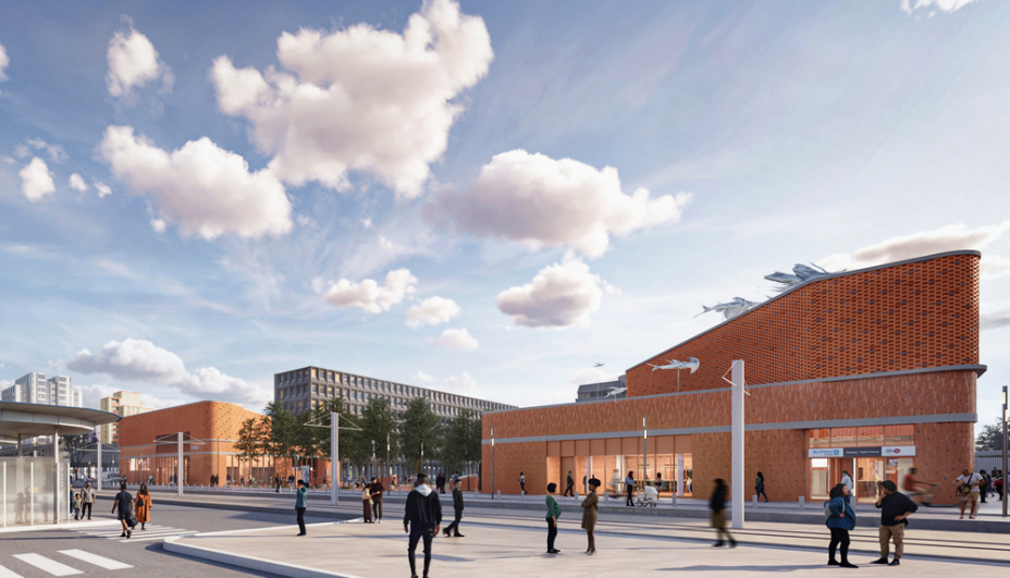 Perspective projet tandem Bobigny - Pablo Picasso