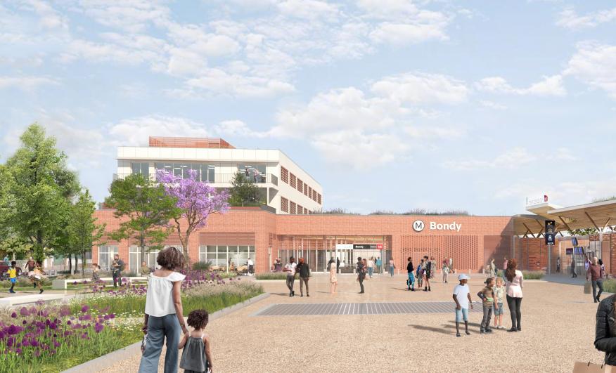 Projet tandem par Thu-Van Tran Gare de Bondy