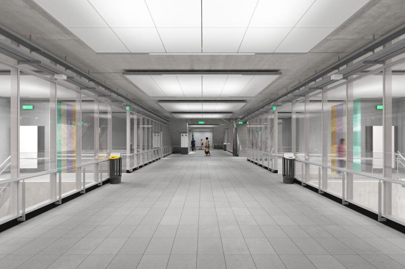 Perspective projet tandem gare Nogent - Le Perreux