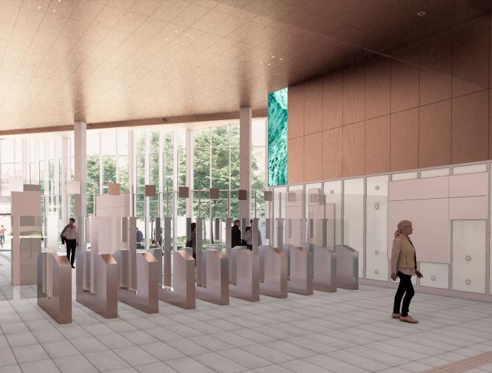 Perspective projet tandem Gare Rueil - Suresnes Mont-Valérien