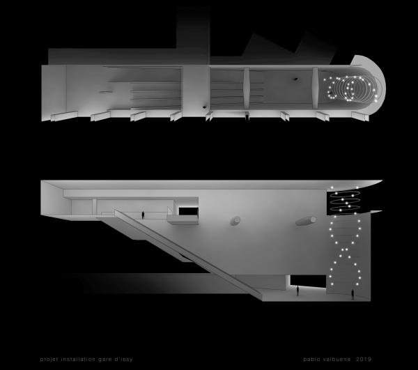 Œuvre tandem - Gare Issy