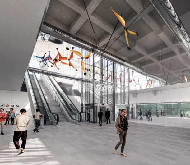 Oeuvre tandem Gare Villejuif - Louis Aragon