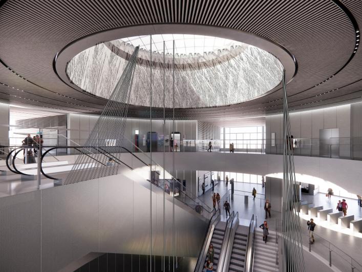 Perspective projet tandem - Gare Bécon-les-Bruyères