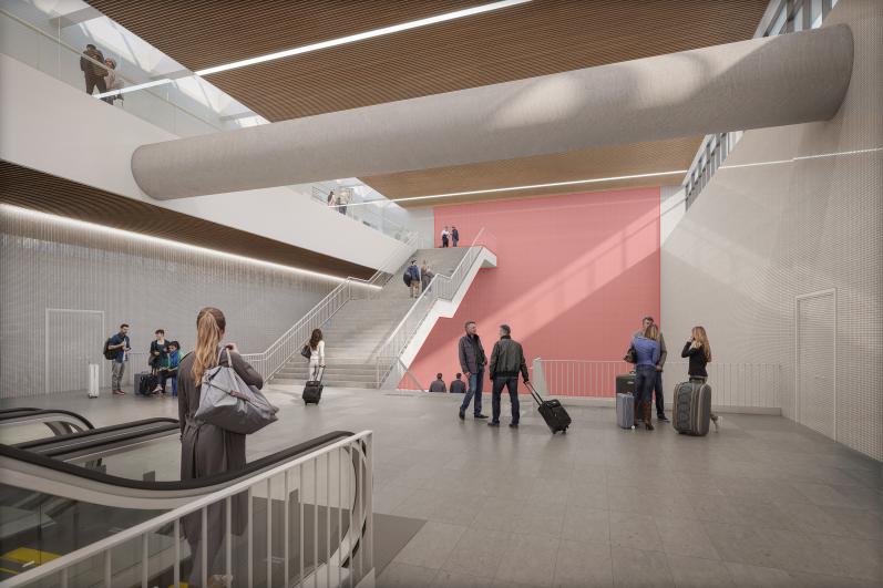 Perspective œuvre tandem par Guillaume Bresson - Stade de France