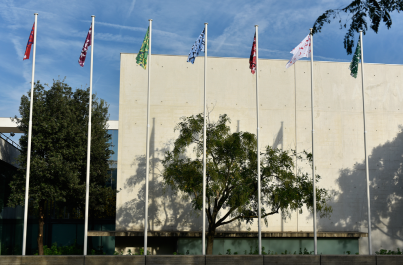 Centre technique Champigny - Œuvre Tandem par Société Réaliste - Collection MAC VAL Musée d'art contemporain du Val-de-Marne